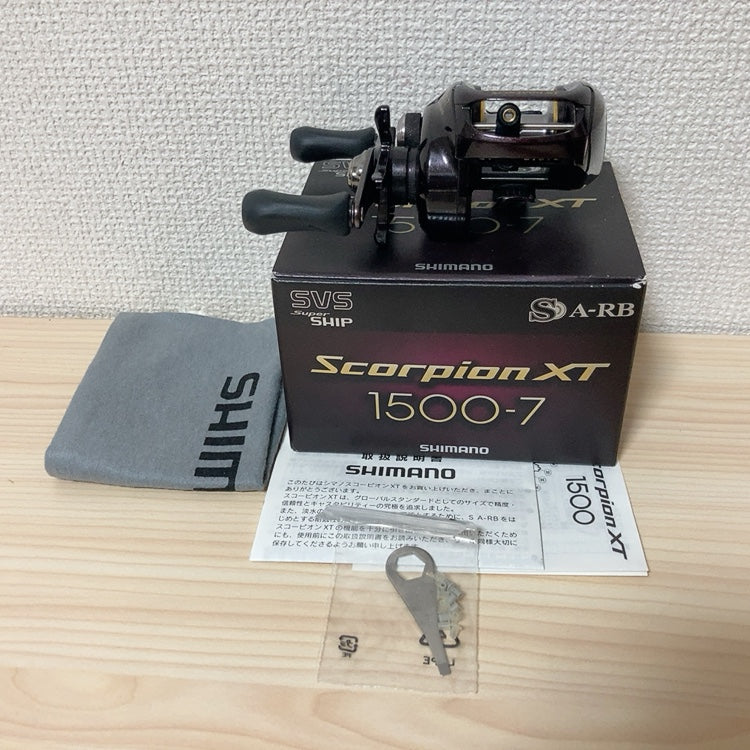 Shimano Baitcasting Reel 09 Scorpion XT 1500-7 Right Handed From Japan