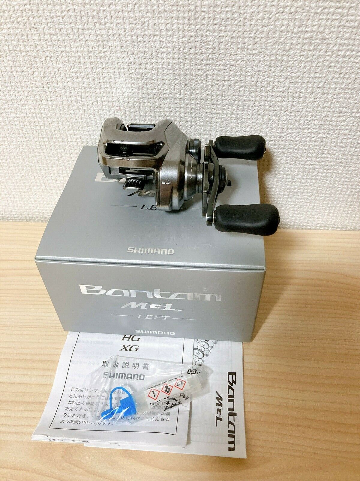 Shimano 18 Bantam MGL HG Left Baitcasting reel 7.1:1 Gear Very Good From  Japan