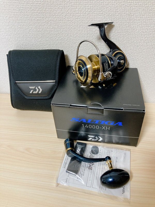 Daiwa Spinning Reel 20 SALTIGA 14000-XH 6.2:1 Saltwater Fishing Reel IN BOX