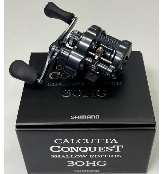 Shimano Baitcasting Reel 24 CALCUTTA CONQUEST Shallow Edition 30HG Right Fishing IN BOX