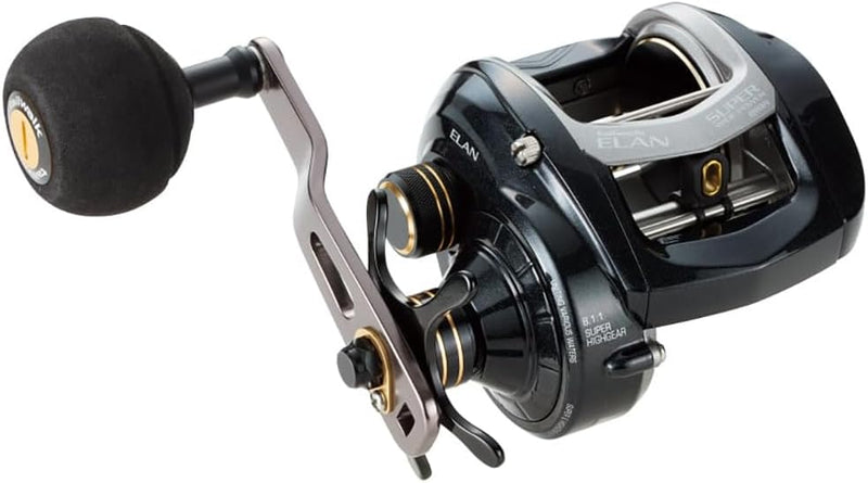 Tailwalk Baitcasting Reel ELAN SUPER WIDE POWER 81BR Right 8.1:1 Fishing IN BOX