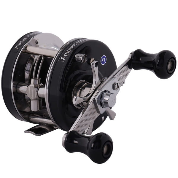 Abu Garcia Baitcasting Reel Ambassadeur 4601CA FACTORY TUNED Black Left 5.3:1