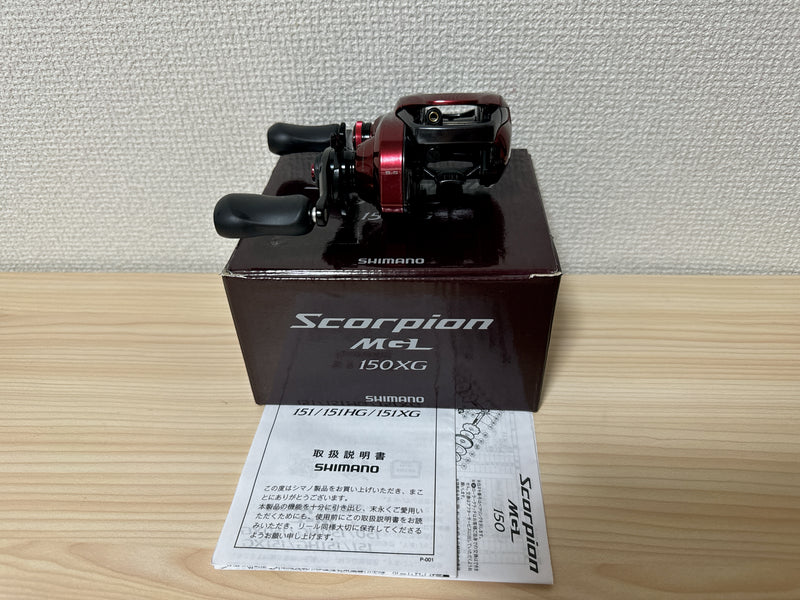 Shimano Baitcasting Reel 19 Scorpion MGL 150XG RIGHT Gear Ratio 8.5:1 IN BOX