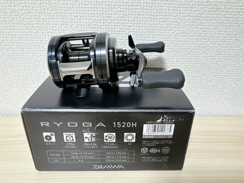 Daiwa Baitcasting Reel 18 RYOGA 1520-H Right Gear Ratio 6.3