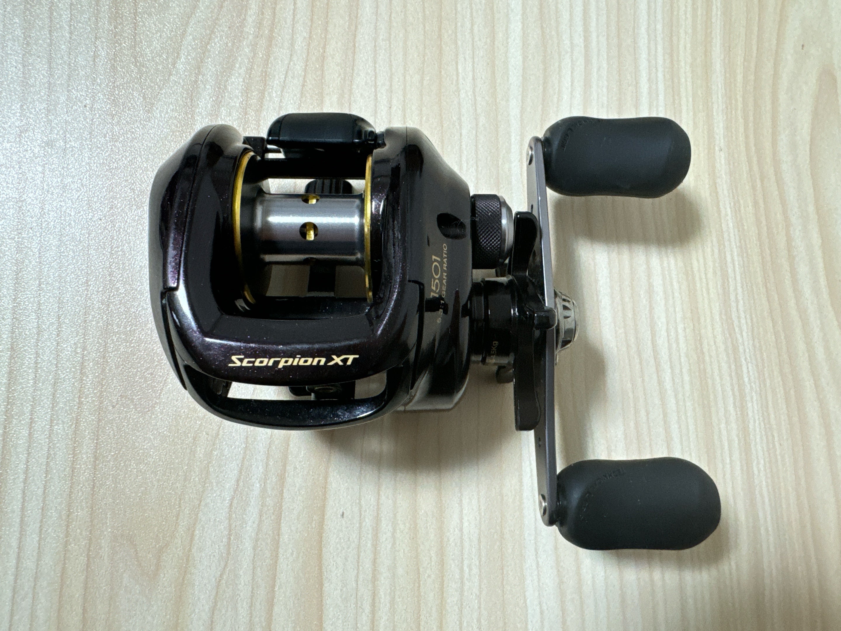 Moulinet De Pêche Baitcast Shimano Scorpion 1501 - Pour Gaucher - Rapport 6.2:1 - Import Du Japon - Occasion