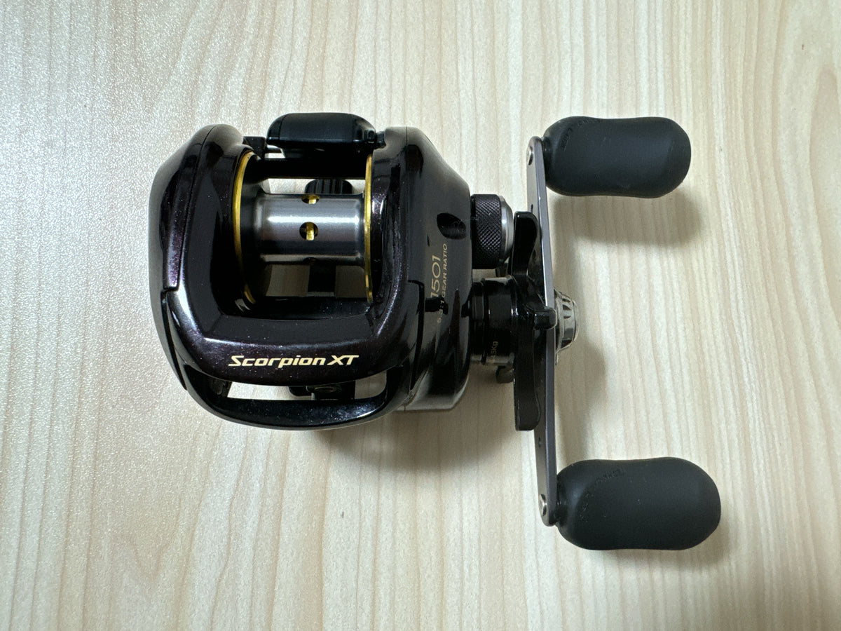 Shimano Baitcasting Reel 09 Scorpion XT 1501 Left Gear Ratio 6.3:1 Fis