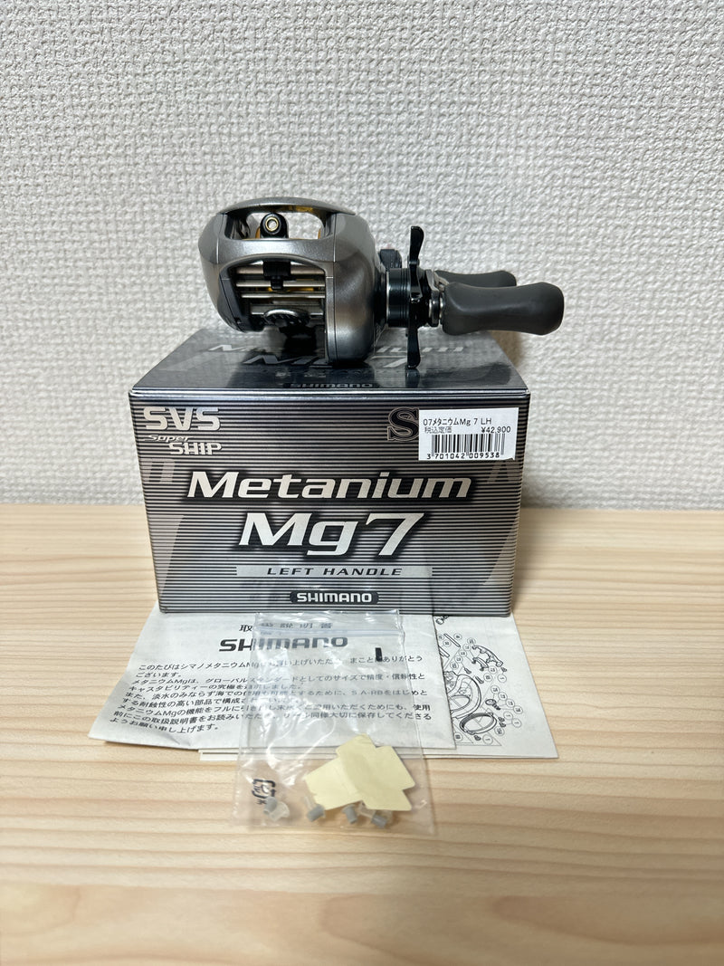 Shimano Baitcasting Reel 07 Metanium Mg7 Left Gear Ratio 7.0:1 Bass Fishing Reel IN BOX