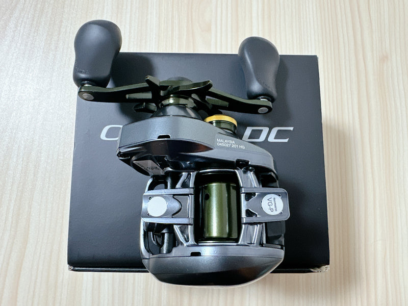 shimano curado 100dsv gear ratio Shimano Baitcasting Reel 22 CURADO DC 201HG Left Gear Ratio 7.4:1 Fish