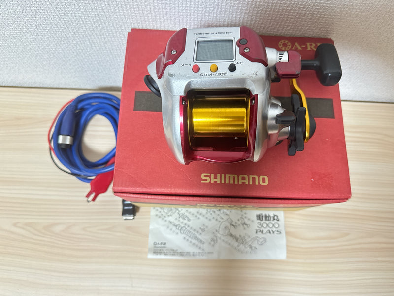 Shimano Big Game Electric Reel 08 Dendou Maru 3000 PLAYS Right 3.6:1 with cable IN BOX