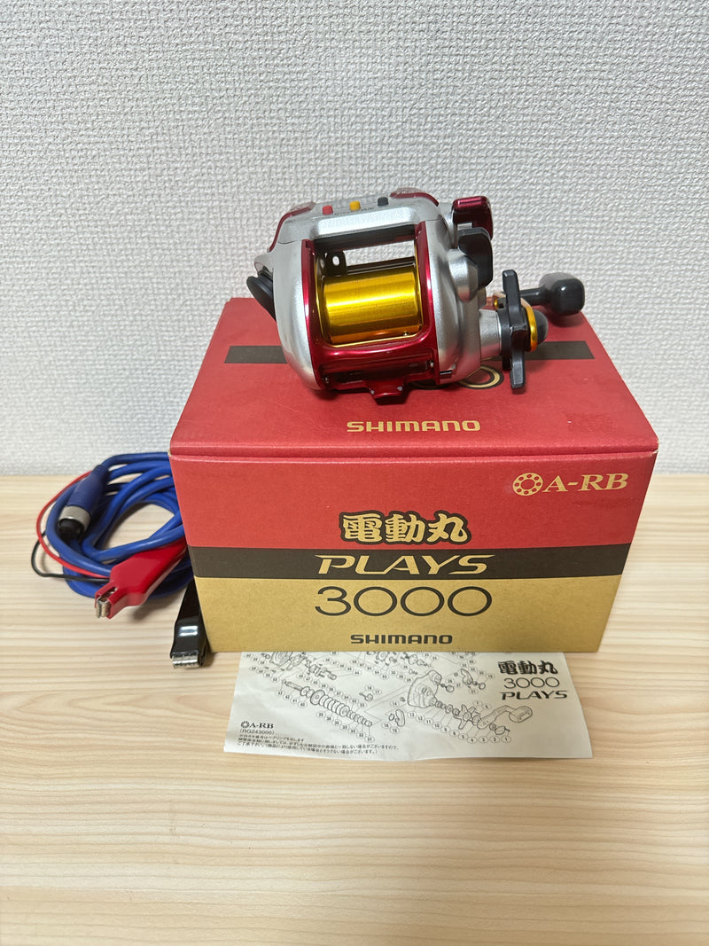 Shimano Big Game Electric Reel 08 Dendou Maru 3000 PLAYS Right 3.6:1 with cable IN BOX