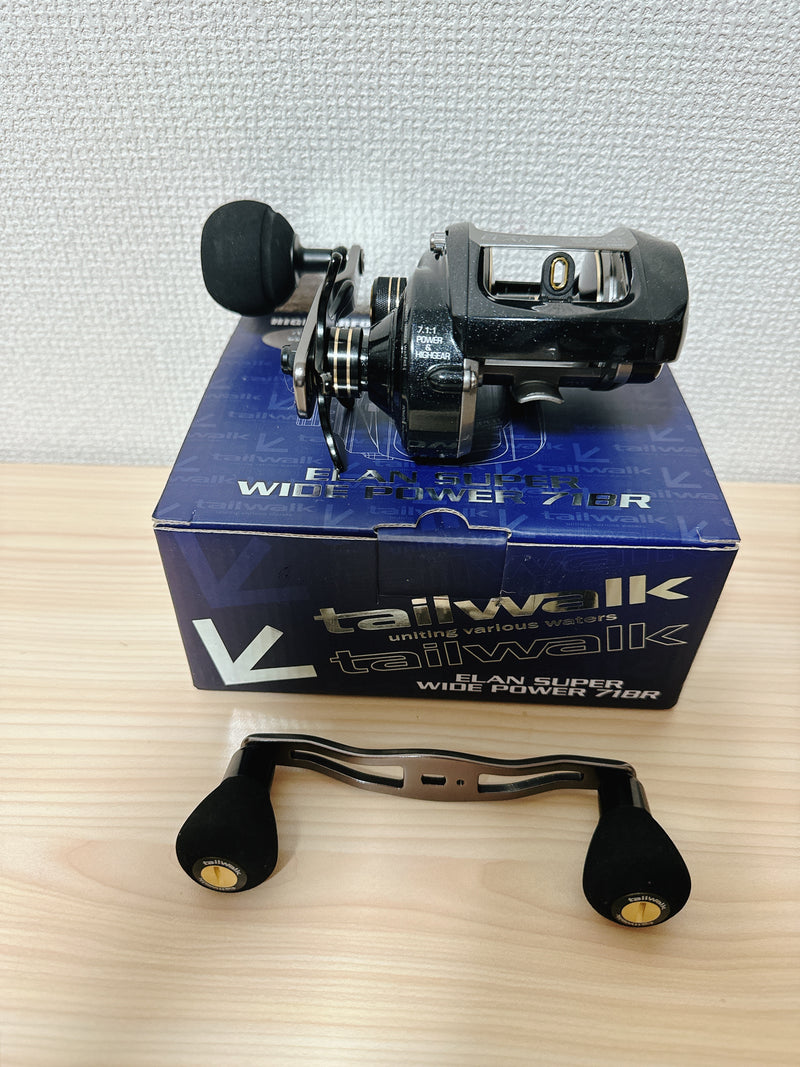 Tailwalk ELAN SUPERWIDEPOWER 71BR Baitcasting Reel JIGGING From Japan