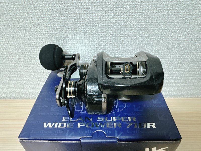 Tailwalk ELAN SUPERWIDEPOWER 71BR Baitcasting Reel JIGGING From Japan