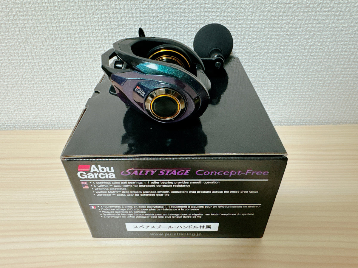 Abu Garcia Baitcasting Reel SALTY STAGE CONCEPT-FREE Right 6.4:1 Fishi
