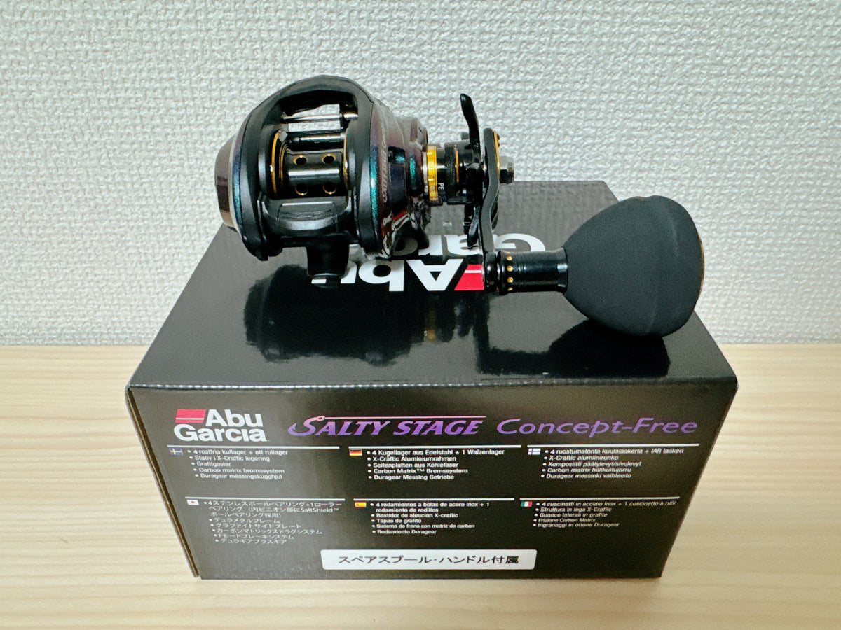 Abu Garcia Baitcasting Reel SALTY STAGE CONCEPT-FREE Right 6.4:1 Fishi
