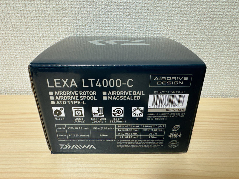 Daiwa Spinning Reel 23 LEXA LT4000-C Gear Ratio 5.2:1 Fishing Reel IN BOX