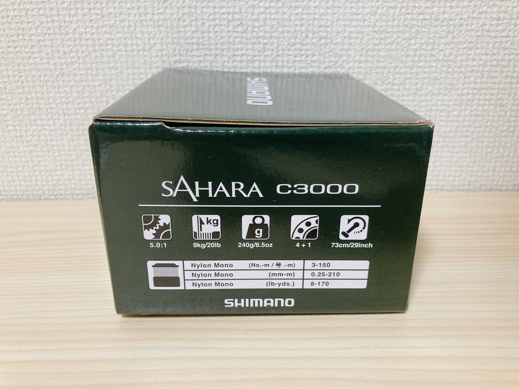 Shimano Spinning Reel 22 SAHARA C3000 Gear Ratio 5.0:1 Fishing Reel IN