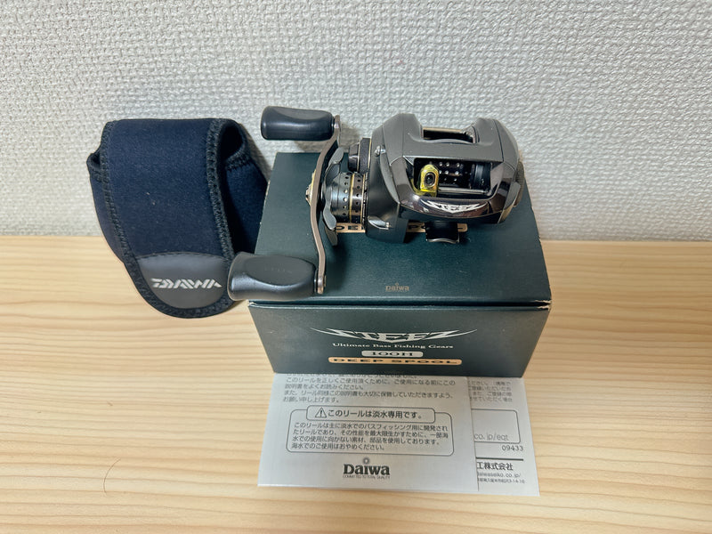 Daiwa Baitcasting Reel STEEZ 100H DEEP SPOOL Right Gear Ratio 6.3:1 IN BOX