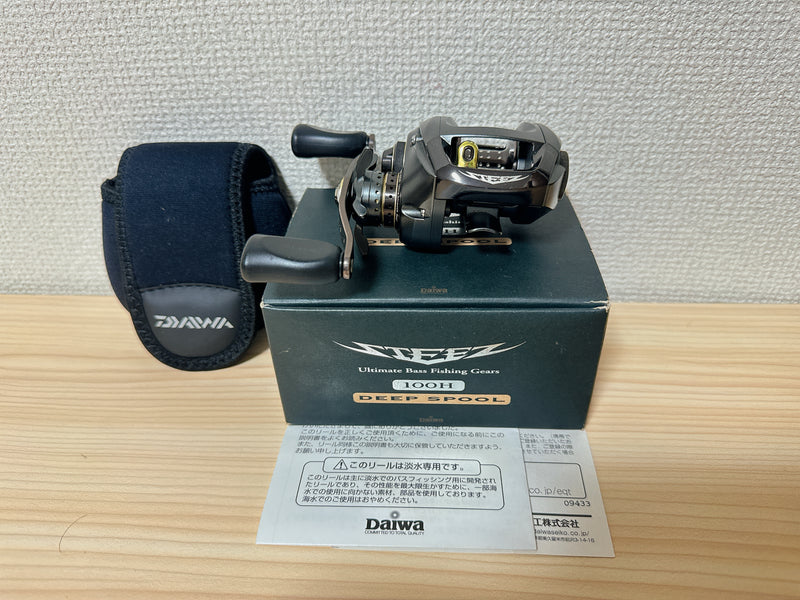 Daiwa Baitcasting Reel STEEZ 100H DEEP SPOOL Right Gear Ratio 6.3:1 IN BOX