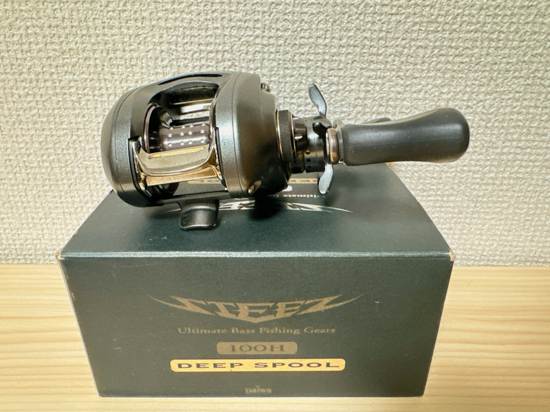 Daiwa Baitcasting Reel STEEZ 100H DEEP SPOOL Right Gear Ratio 6.3:1 IN BOX