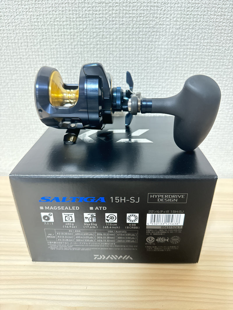 Daiwa Baitcasting Reel 22 SALTIGA 15H-SJ Right for Jigging Gear Ratio 7.1:1