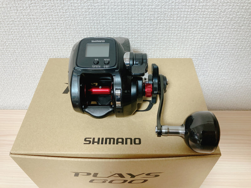 shimano 600 reel Shimano Electric Reel 19 PLAYS 600 Right 5.5:1 Saltwater Fishing IN BO