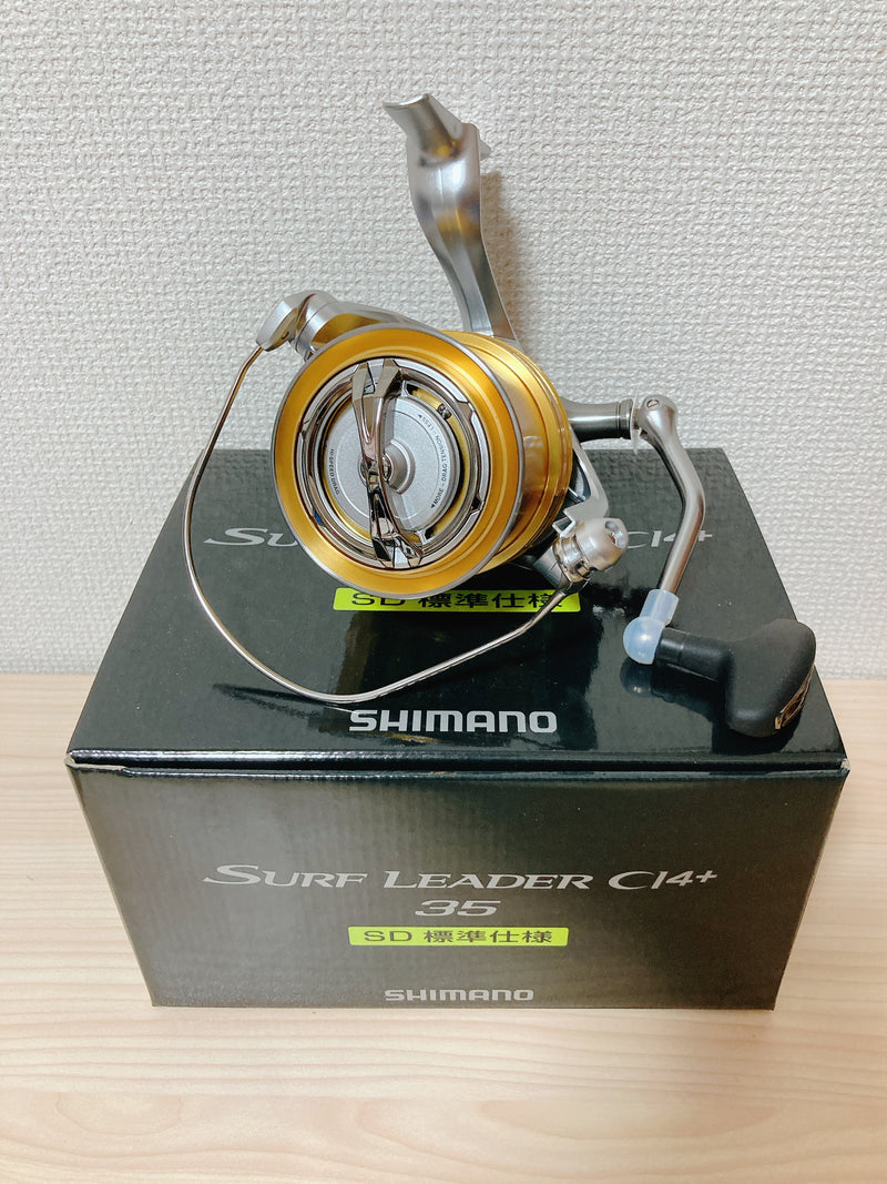 Shimano Spinning Reel 18 SURF LEADER CI4+ SD35 for Throwing Fishing 3.5:1 IN BOX