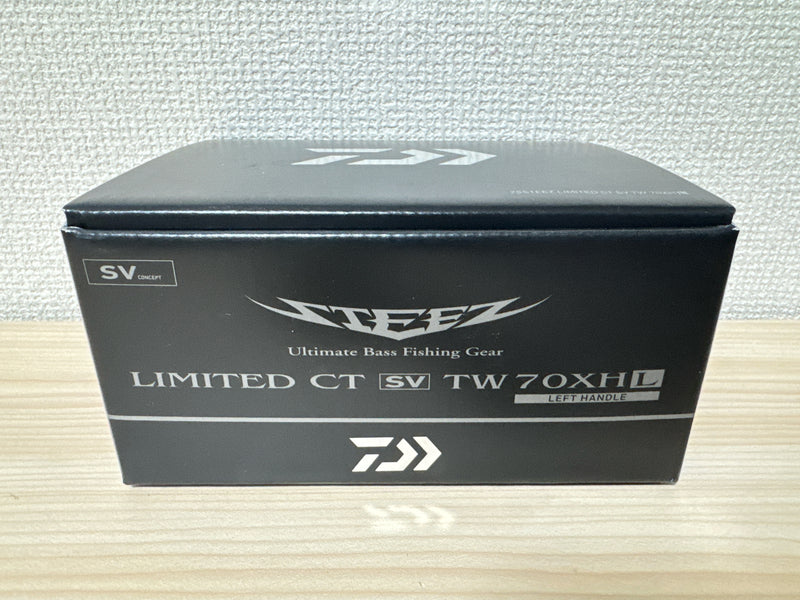 Daiwa Baitcasting Reel 25 STEEZ LIMITED CT SV TW 70XHL 8.5:1 Left Fishing IN BOX