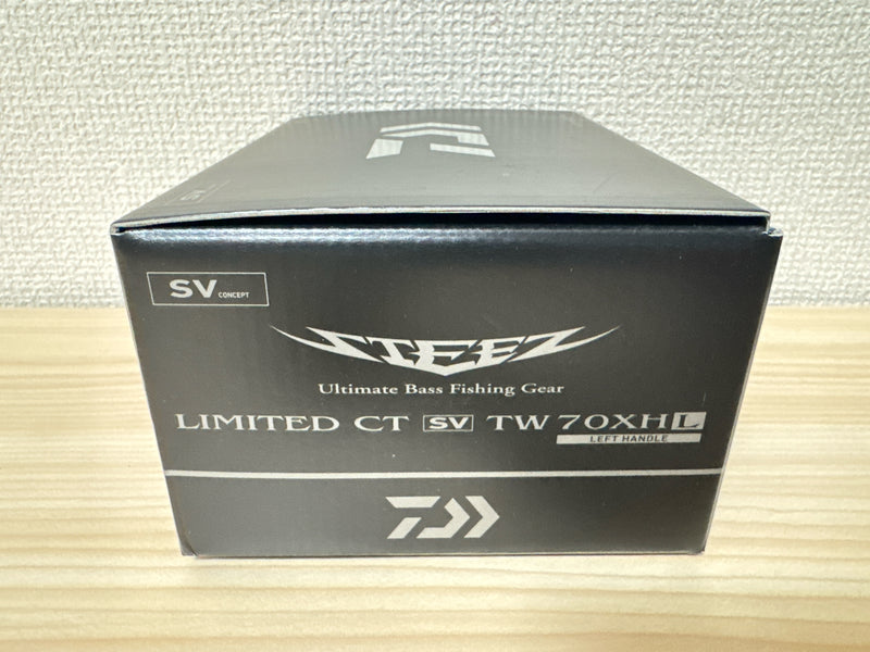 Daiwa Baitcasting Reel 25 STEEZ LIMITED CT SV TW 70XHL 8.5:1 Left Fishing IN BOX