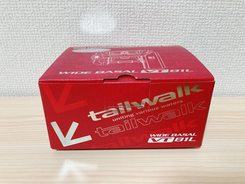 Tailwalk Baitcasting Reel WIDE BASAL VT81L Left Gear Ratio 8.1:1 IN BOX