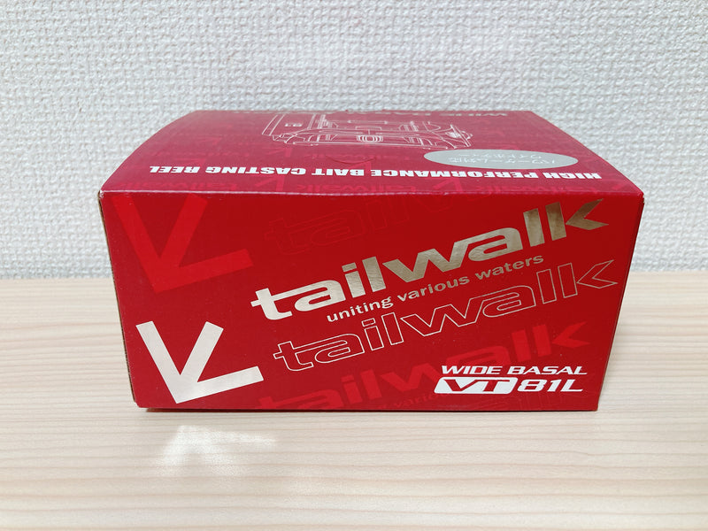 Tailwalk Baitcasting Reel WIDE BASAL VT81L Left Gear Ratio 8.1:1 IN BOX