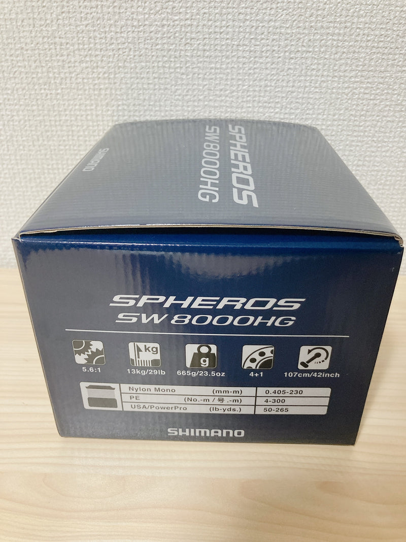 Shimano Spinning Reel 21 Spheros SW 8000HG