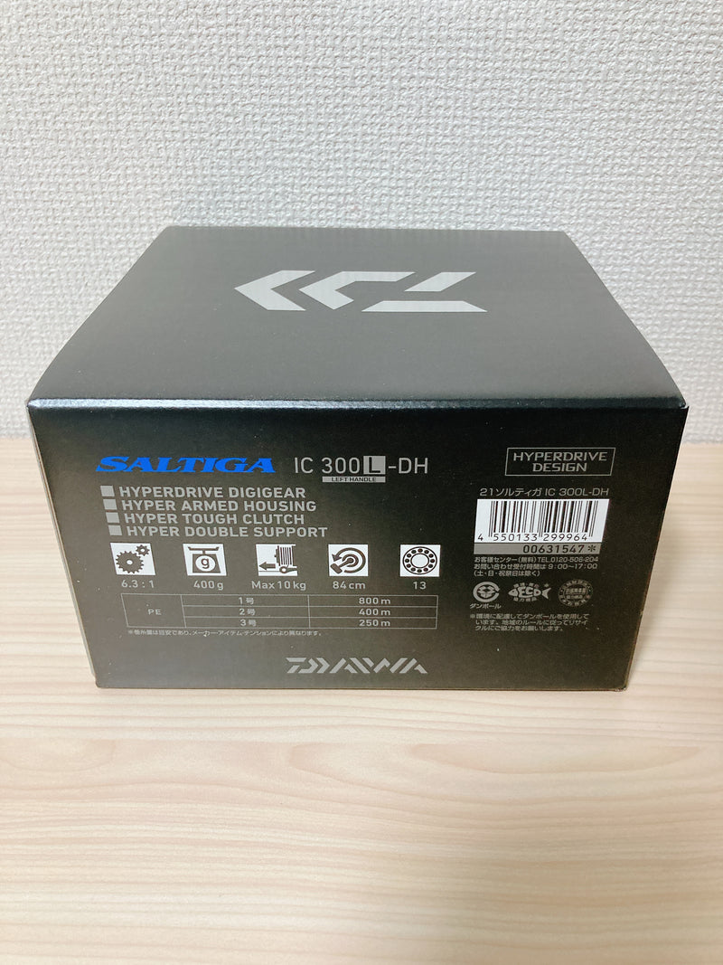 Daiwa Baitcast Reel 23 SALTIGA IC 300L-DH Left Double Handle 6.3:1 IN