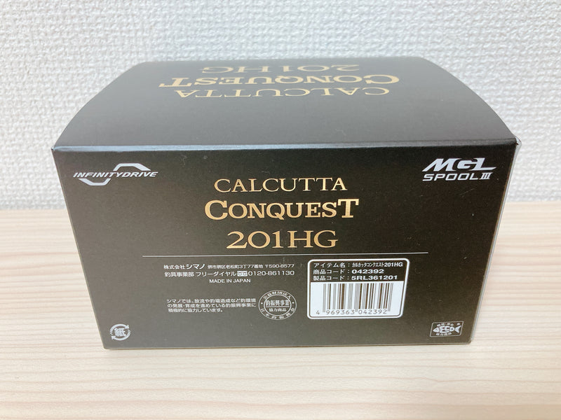 Shimano Baitcast Reel 21 CALCUTTA CONQUEST 201HG Left 6.5:1 Fishing Reel IN BOX