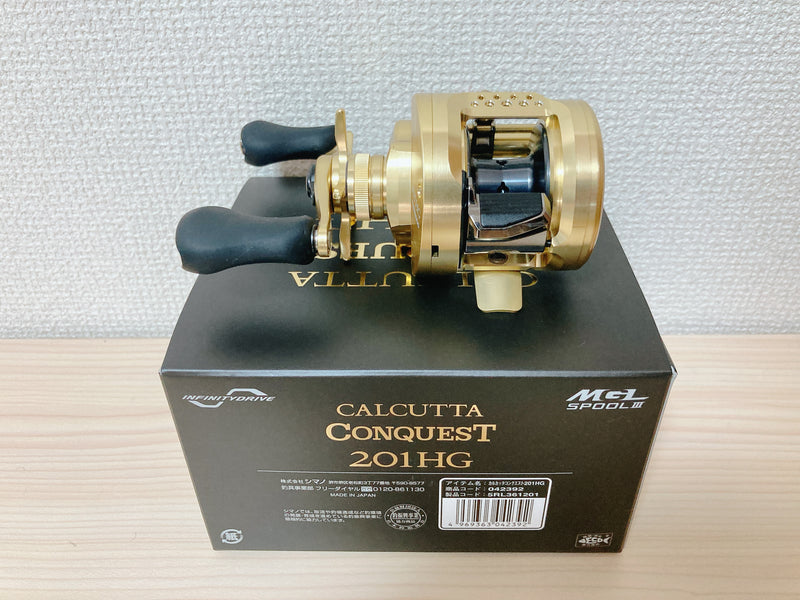 Shimano Baitcast Reel 21 CALCUTTA CONQUEST 201HG Left 6.5:1 Fishing Reel IN BOX