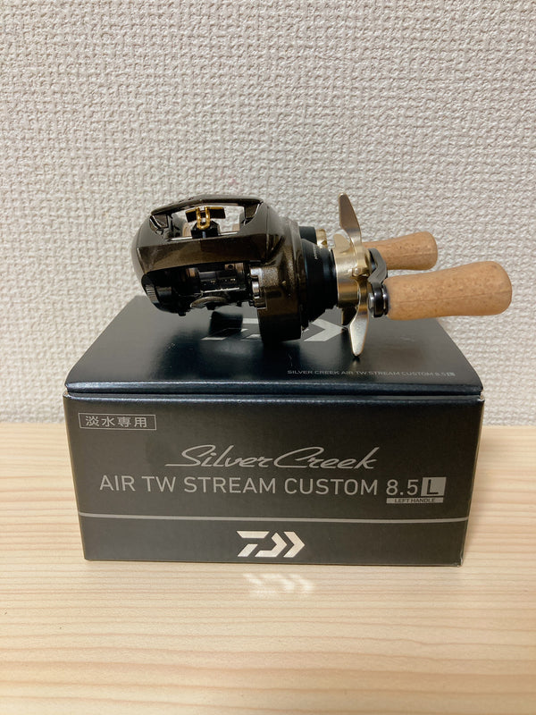 Daiwa Baitcasting Reel 22 Silver Creek Air TW Stream Custom 8.5L Left IN BOX