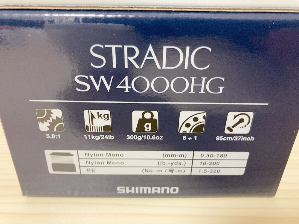 Shimano Spinning Reel 20 STRADIC SW 4000HG 5.8:1 Saltwater