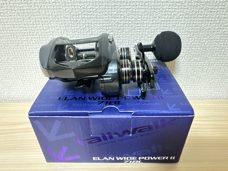 Tailwalk Baitcasting Reel JIGGING ELAN WIDEPOWER II 71BL 7.1:1 Fishing IN BOX