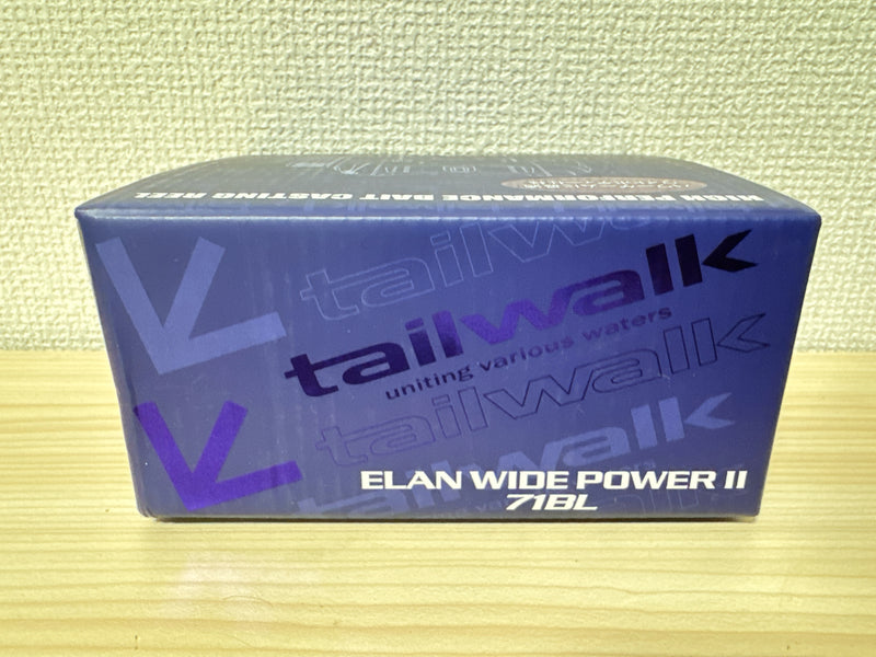 Tailwalk Baitcasting Reel JIGGING ELAN WIDEPOWER II 71BL 7.1:1 Fishing IN BOX