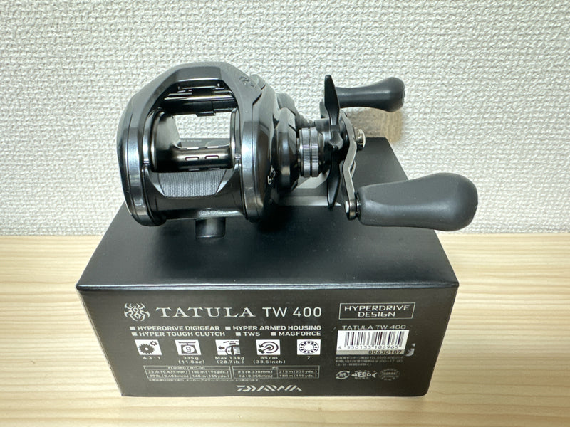 Daiwa Baitcasting Reel 21 TATULA TW 400 6.3:1 Right Fishing Reel IN BOX