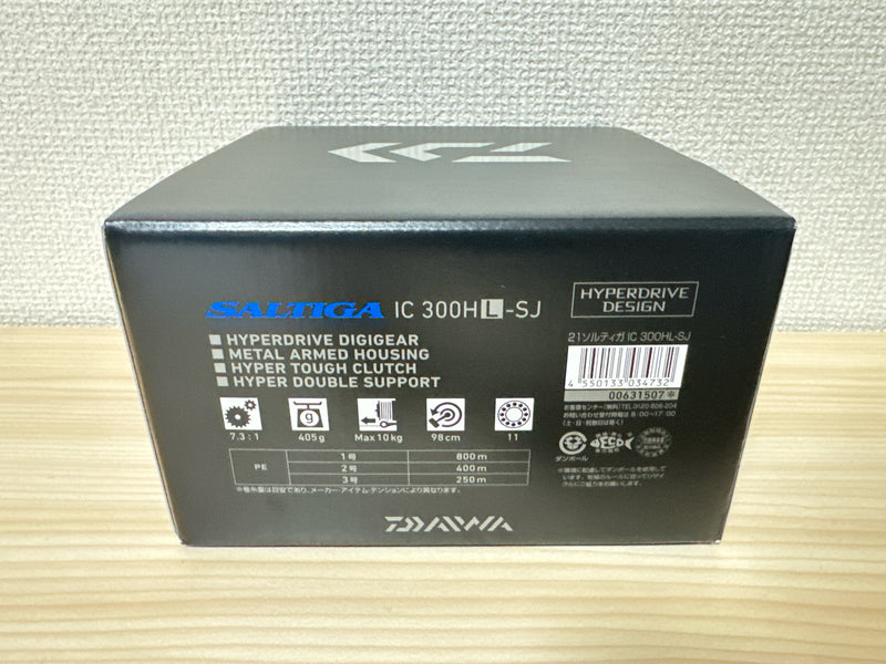 Daiwa Baitcasting Reel 21 SALTIGA IC 300HL-SJ Left 7.3:1  Fishing Reel IN BOX