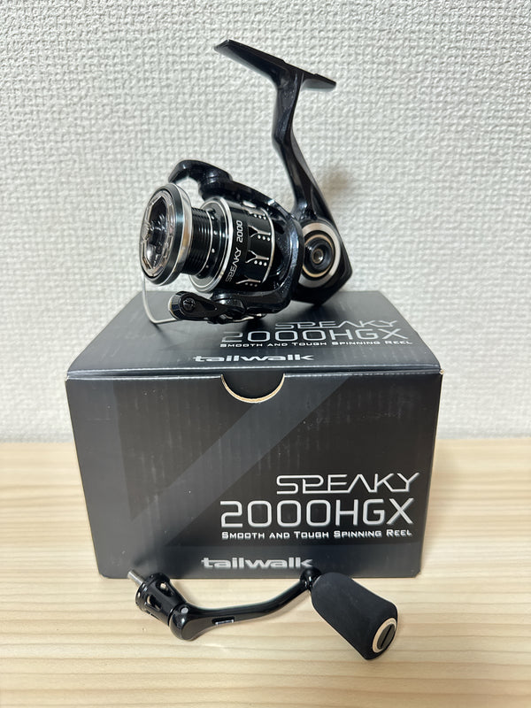 Tailwalk Spinning Reel SPEAKY 2000HGX Gear Ratio 5.2:1 Fishing Reel IN BOX
