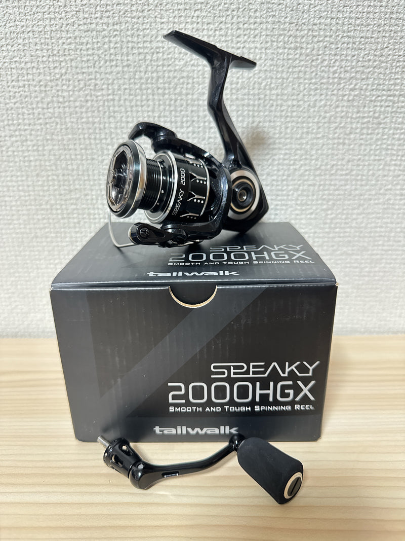Tailwalk Spinning Reel SPEAKY 2000HGX Gear Ratio 5.2:1 Fishing Reel IN BOX