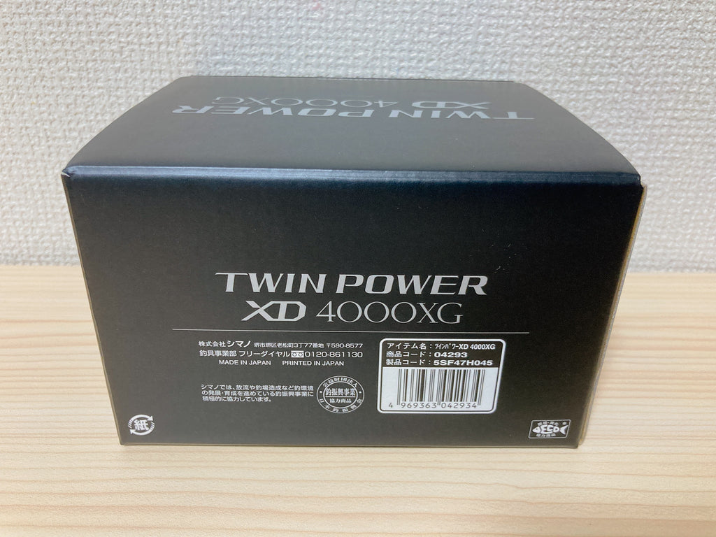 Shimano Spinning Reel 21 Twin Power XD 4000XG 6.2:1 Fishing Reel IN BO