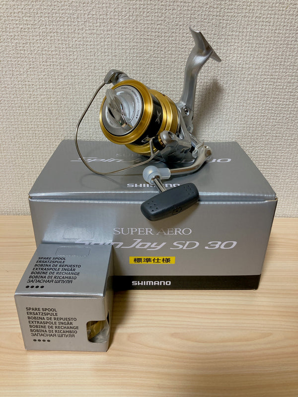 Shimano Spining Reel 15 SUPER AERO Spin Joy SD 30 STANDARD 4.3:1 Fishing IN BOX