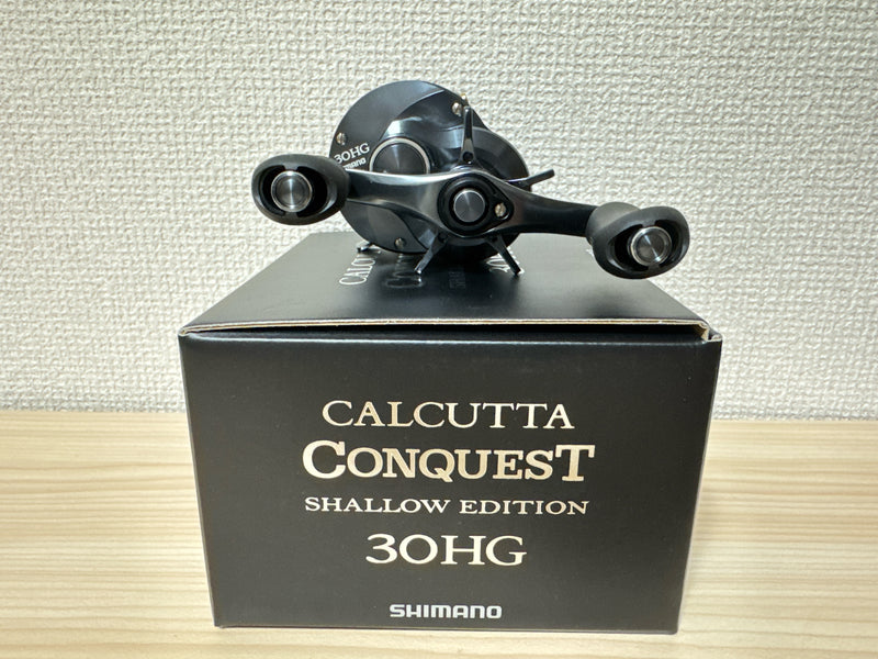 Shimano Baitcasting Reel 24 CALCUTTA CONQUEST Shallow Edition 30HG Right Fishing IN BOX