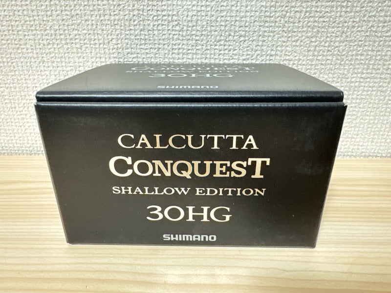 Shimano Baitcasting Reel 24 CALCUTTA CONQUEST Shallow Edition 30HG Right Fishing IN BOX