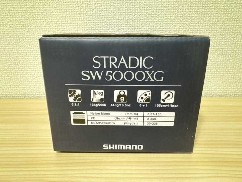 Shimano Spinning Reel 24 STRADIC SW 5000XG Gear Ratio 6.2:1 Fishing Reel IN BOX