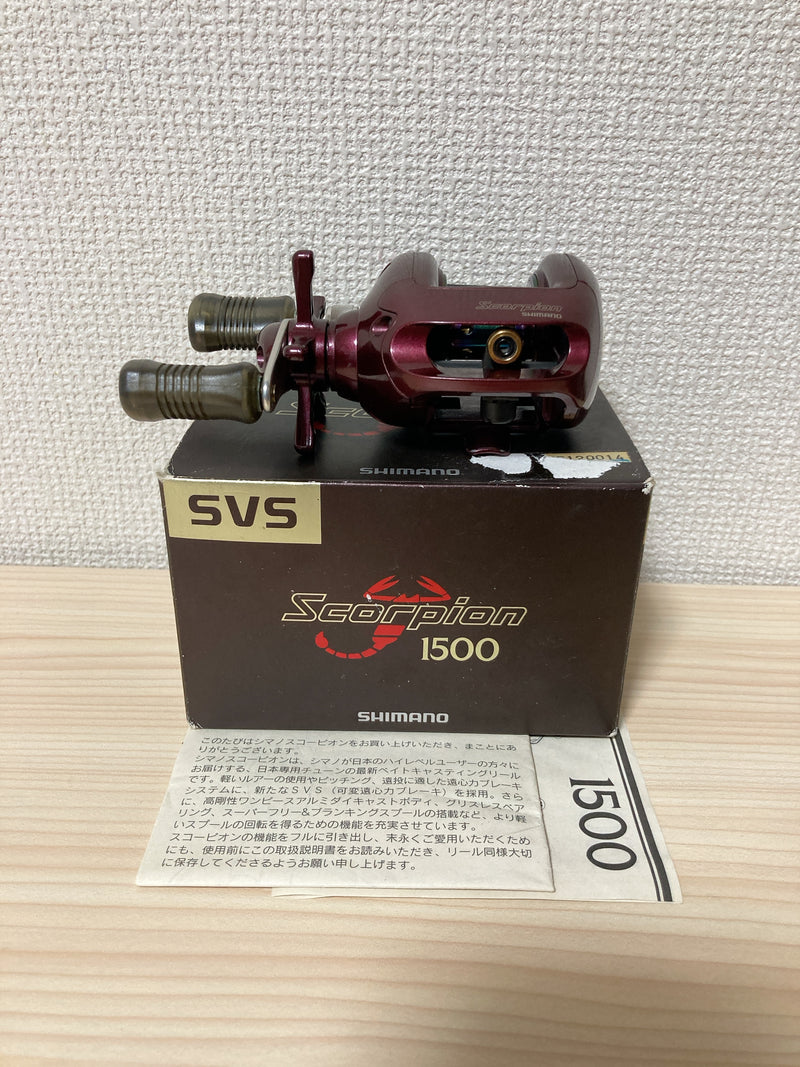 Shimano Baitcasting Reel 97 Scorpion 1500 Right Gear Ratio 6.2:1 Fishing IN BOX