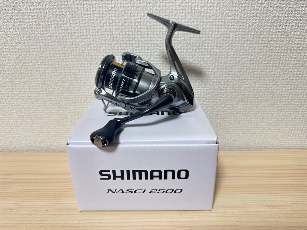 reel shimano nasci 2500 Shimano Spinning Reel 21 NASCI 2500 Gear Ratio 5.0:1 Fishing Reel IN B