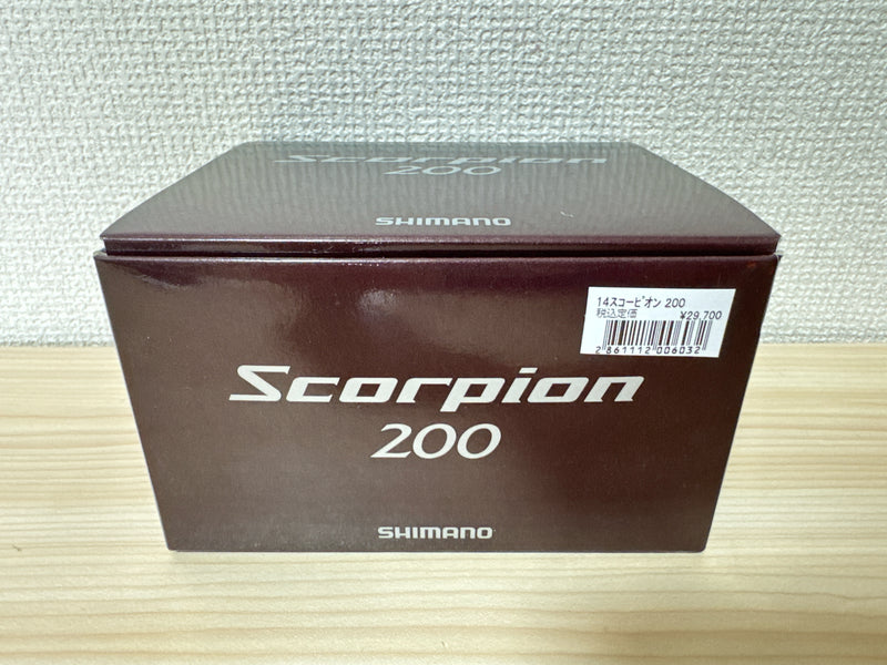 Shimano Baitcasting Reel 14 Scorpion 200 5RH850200 Right Gear Ratio 6.3:1 IN BOX